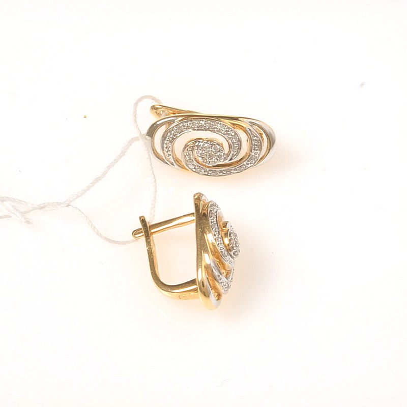 Серьги 56949 (Au 585)