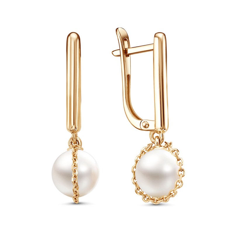 Серьги 21805429 (Au 585)