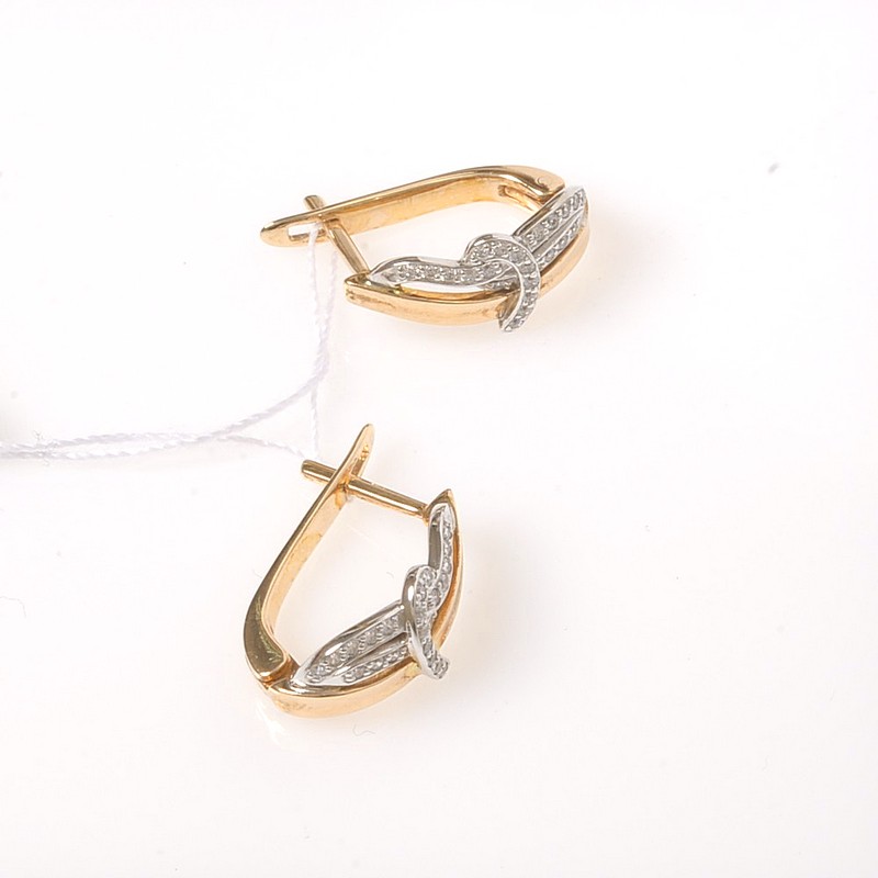 Серьги 60021 (Au 585)