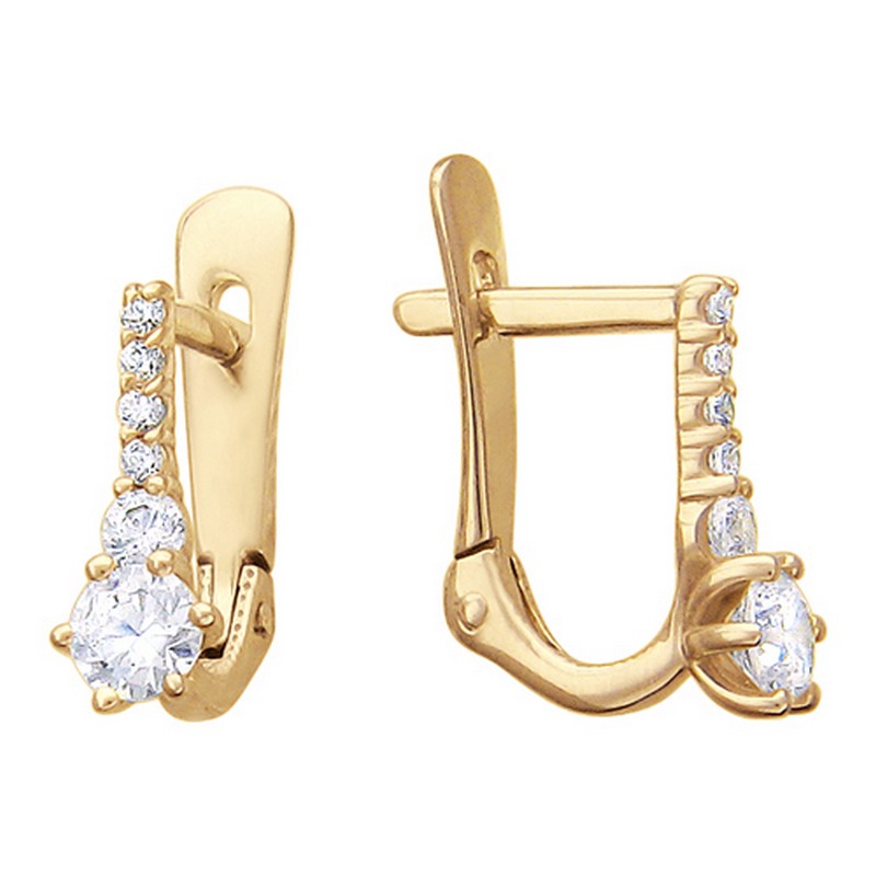 Серьги 01С115831 (Au 585)