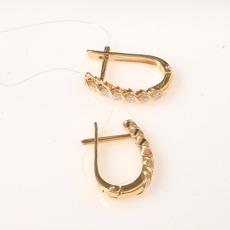 Серьги 1020352 (Au 585)