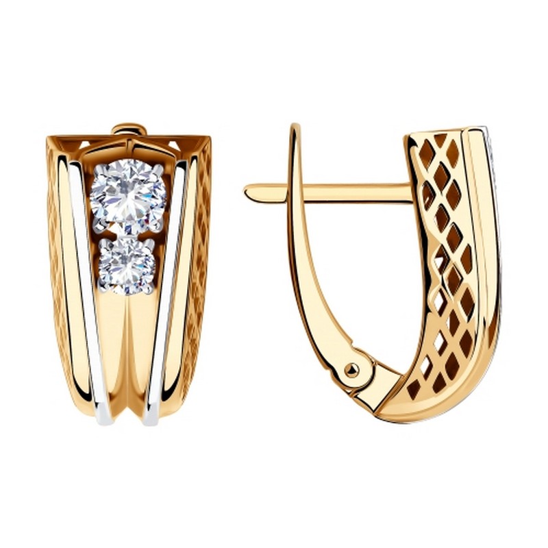 Серьги 028641 (Au 585)