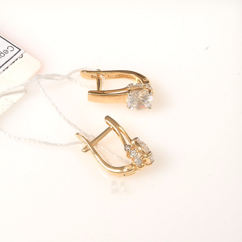 Серьги 21802405 (Au 585)