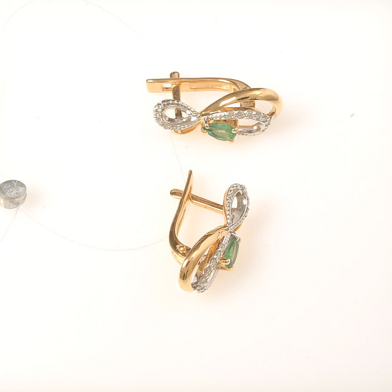 Серьги 2020607 (Au 585)