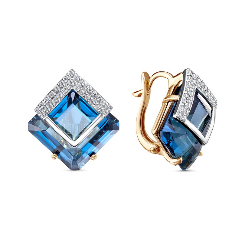 Серьги 21805407 (Au 585)