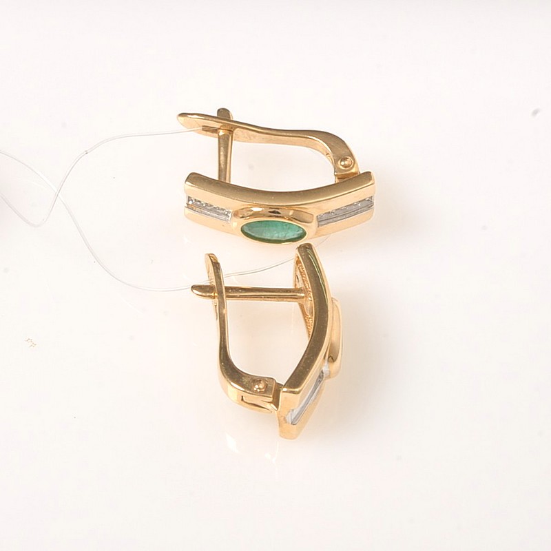 Серьги 2021184 (Au 585)