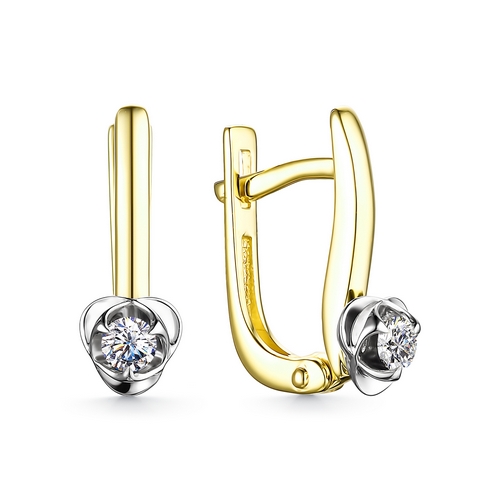 Серьги 24489-300 (Au 585)