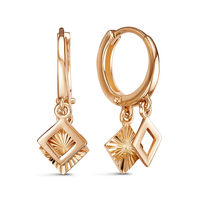 Серьги 2203817 (Au 585)