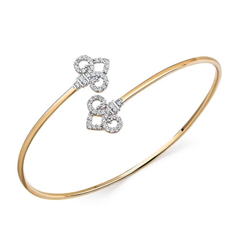 Браслет 120024G104л-19 (Au 585)