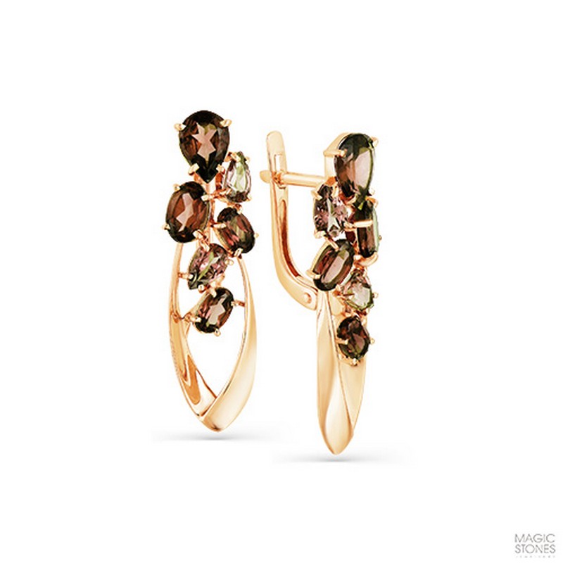 Серьги 02-2-730-0400-010 (Au 585)