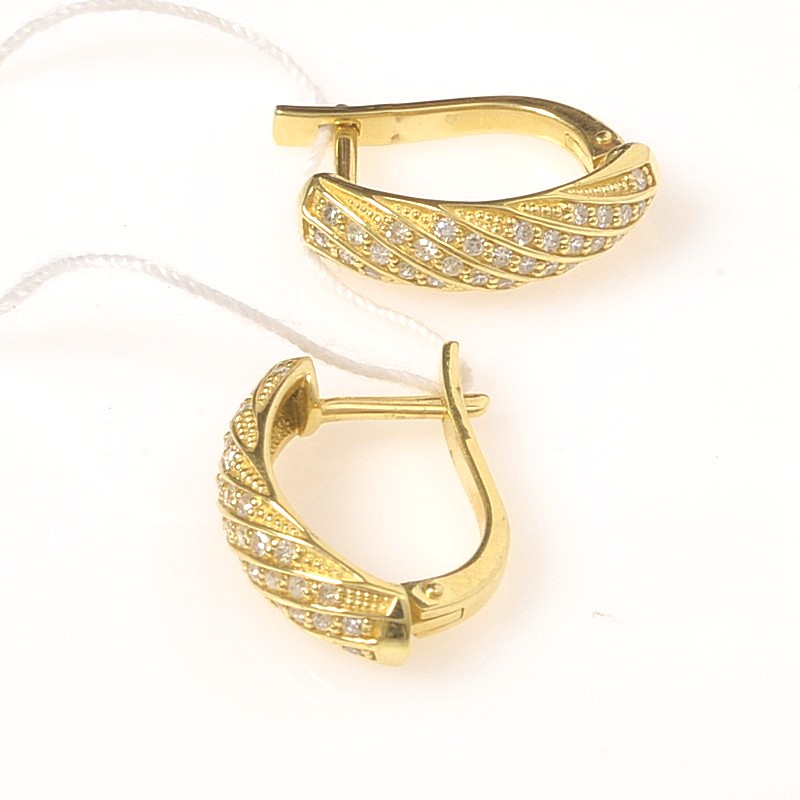 Серьги 02-0685 (Au 585)