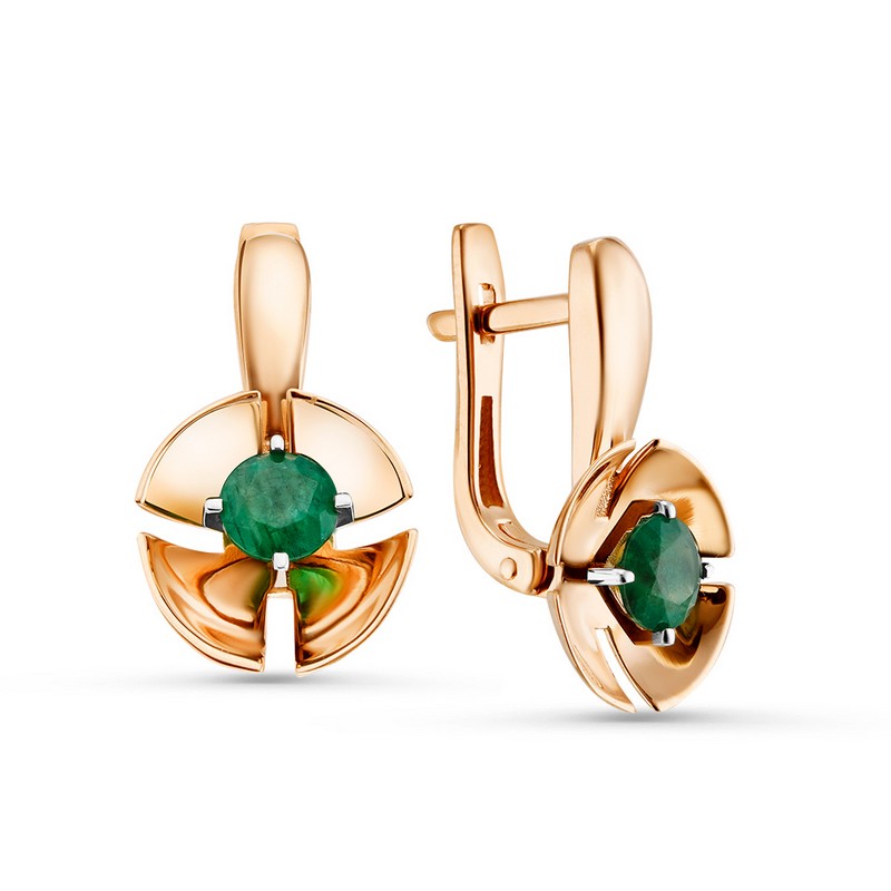 Серьги 02-11-0734-00-01 (585)