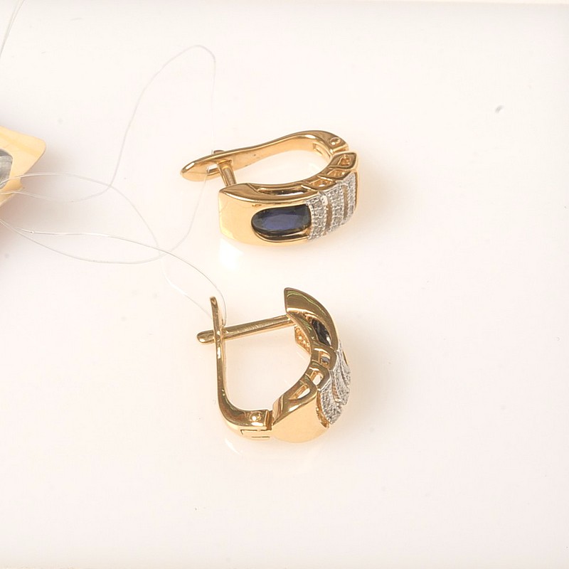 Серьги 3021119 (Au 585)