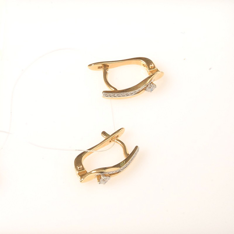 Серьги 1021056 (Au 585)