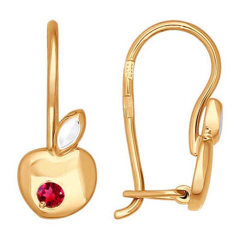 Серьги 025257 (Au 585)