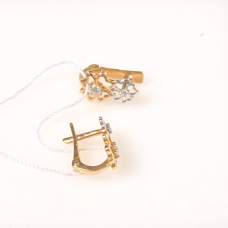 Серьги 01С115952 (Au 585)