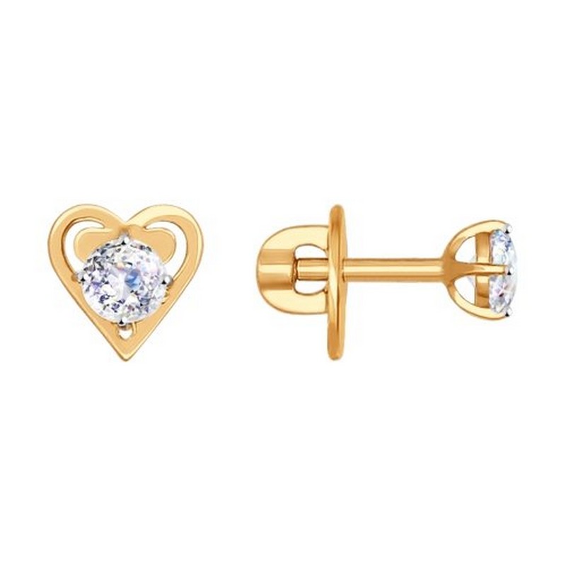 Серьги 81020273 (Au 585)