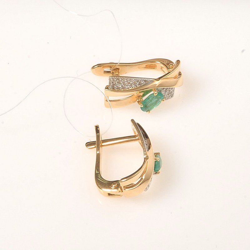 Серьги 2021395 (Au 585)