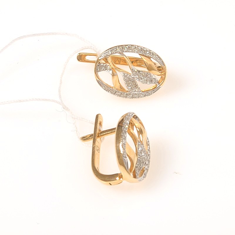 Серьги 58111 (Au 585)