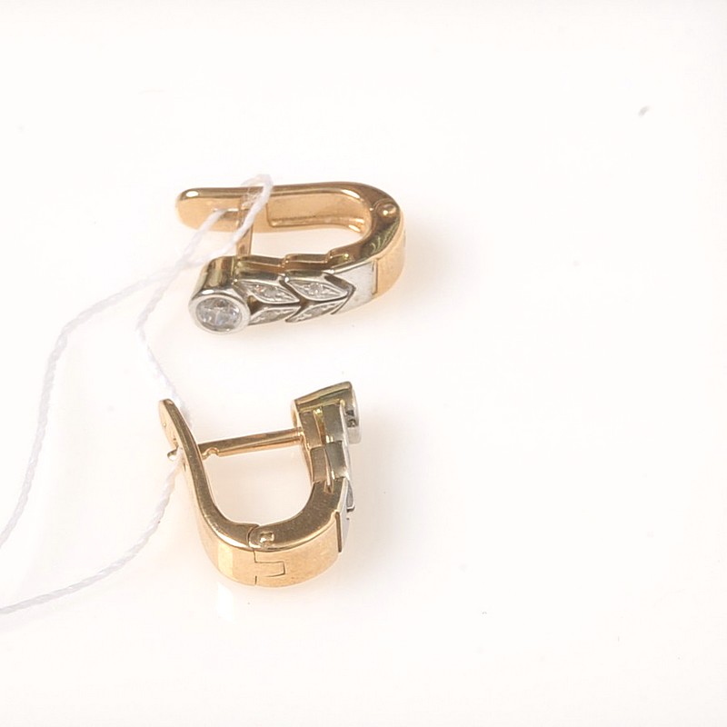 Серьги 01С165527 (Au 585)